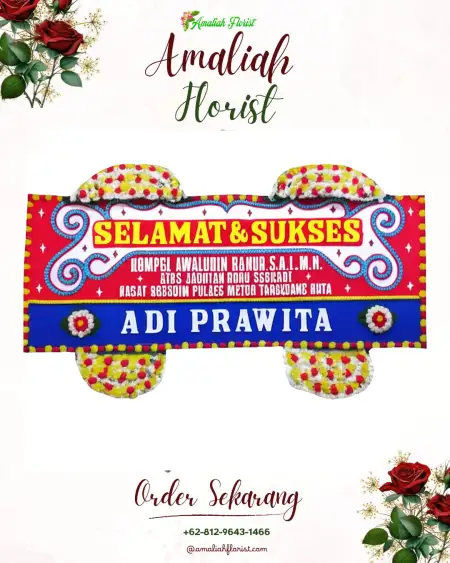 Papan Bunga Ucapan Selamat Jemah